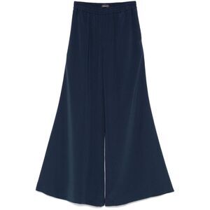 GIANLUCA CAPANNOLO Wide Leg Pleated Pants Women BLUE